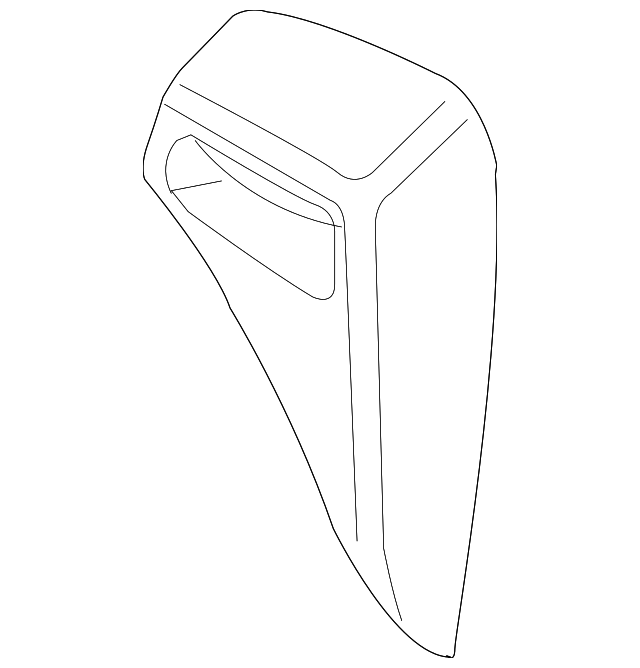 12797325 Деталь COVER, RIGHT