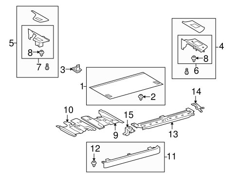 BODY/INTERIOR TRIM - REAR BODY for 2012 Toyota 4Runner #3