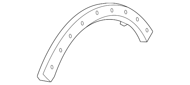 3L7Z-7829164-APTM Деталь WHEEL OPNG MLDG, RIGHT