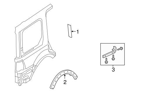 Navigator EXTERIOR TRIM - QUARTER PANEL
