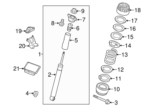 Panamera SHOCKS & COMPONENTS