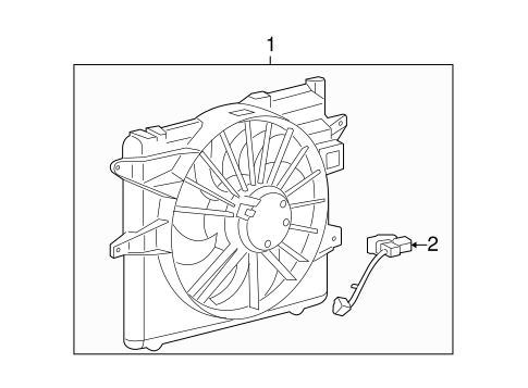 Mustang Вентилятор охлаждения