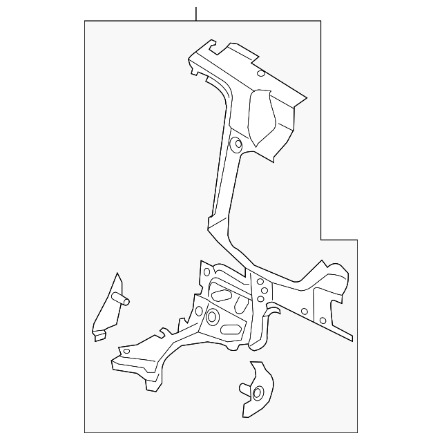 DT1Z17277A59B Деталь PANEL REINF, LEFT