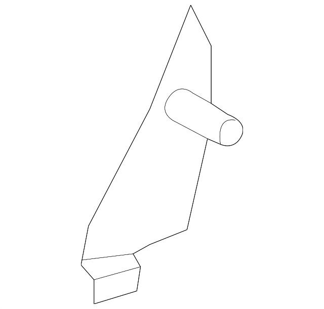 DT1Z-61243A45-A Деталь PANEL REINF INSULATOR, LEFT