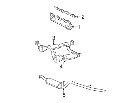 Exhaust System/Exhaust Components for 2002 Ford F-150 #2