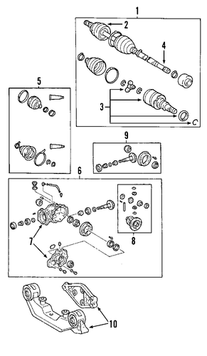 Vibe AXLE SHAFTS & JOINTS