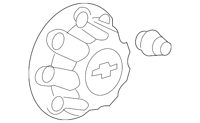22781439 Деталь HUB CAP