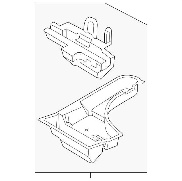 FA1Z-58310B16-A Деталь COMPARTMENT, RIGHT