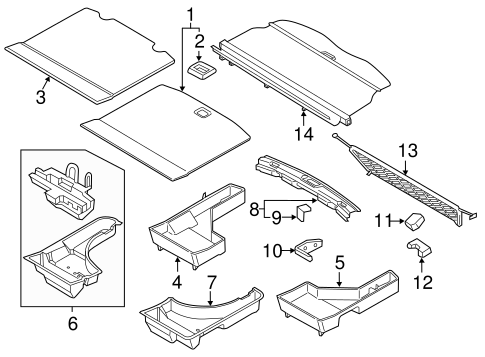 MKX INTERIOR TRIM - REAR BODY