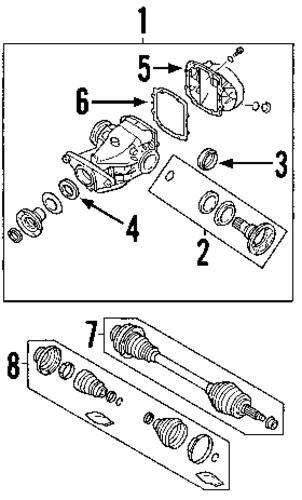 Range Rover AXLE SHAFTS & JOINTS