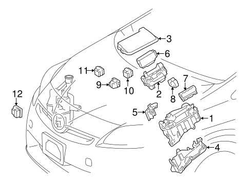 ELECTRICAL/ELECTRICAL COMPONENTS for 2014 Toyota Prius V #6