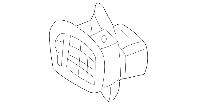 4542668 Деталь AIR OUTLET, RIGHT