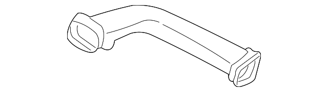 4541389 Деталь AIR DUCT, LEFT