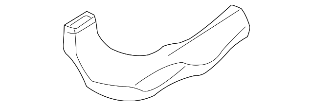 4541314 Деталь AIR DUCT, LEFT