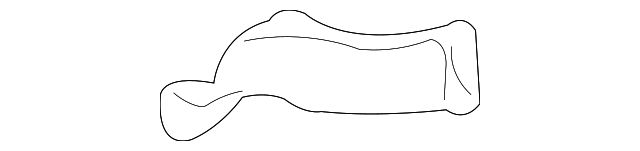 4542585 Деталь DEFROSTER DUCT, LEFT