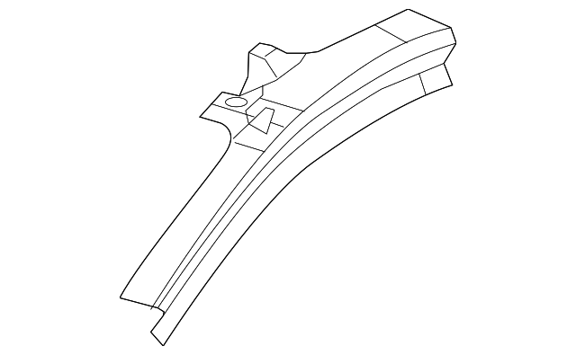 AG1Z-5451187-A Деталь ROOF RAIL, LEFT