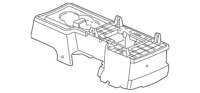 22695550 Деталь CONSOLE BASE