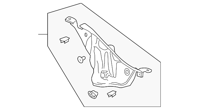 955-572-573-02 Деталь DASH SHIELD, LEFT
