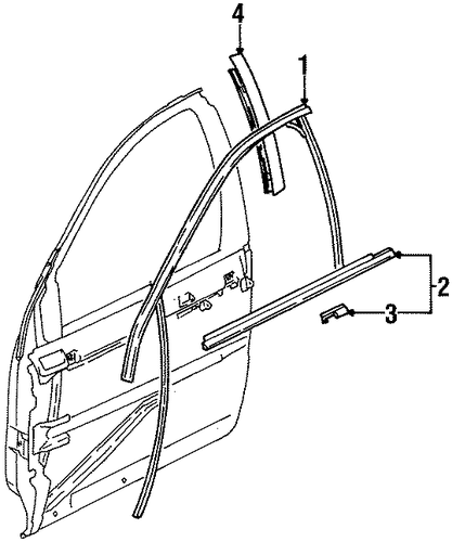 SC1 EXTERIOR TRIM - DOOR