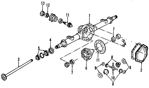 Differential for 1995 Chevrolet G30 #2