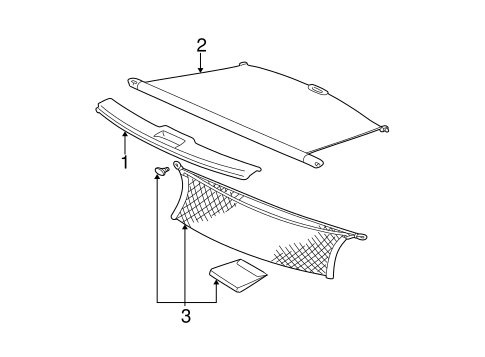 Body/Interior Trim - Rear Body for 2001 Ford Taurus #2