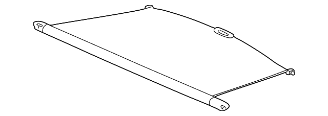 2F1Z7445440AAA Деталь CARGO COVER