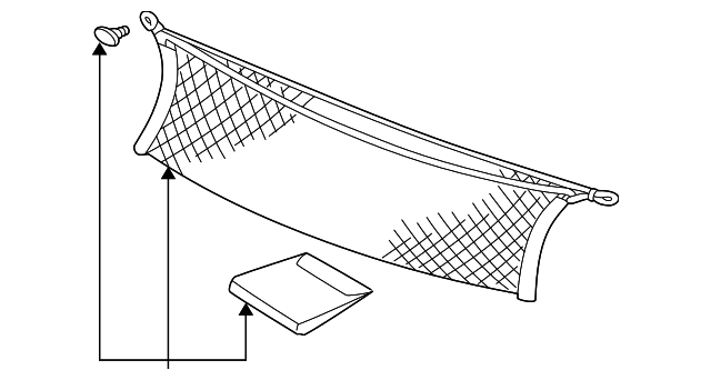 4F1Z7455066AA Деталь CARGO NET