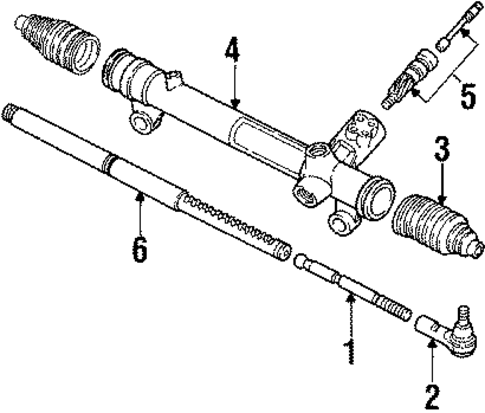 Thunderbird STEERING GEAR & LINKAGE 2