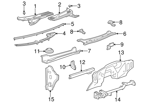 Body/Cowl for 2003 Ford F-150 #3