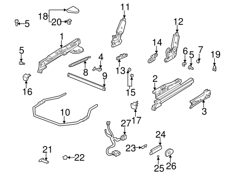 Body/Tracks & Components for 2005 Buick LeSabre #3