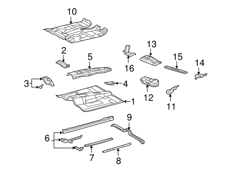 BODY/FLOOR for 2009 Toyota FJ Cruiser #1