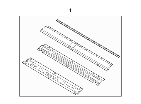 Mustang WINDSHIELD HEADER & COMPONENTS