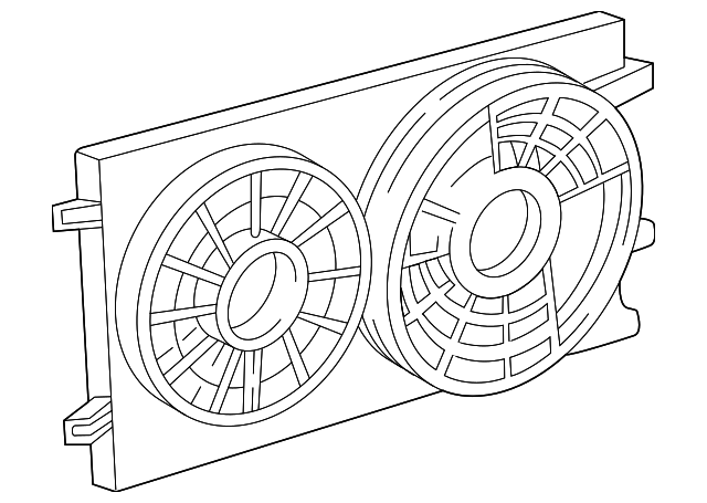 5F2Z-8C607-CB FAN ASSY