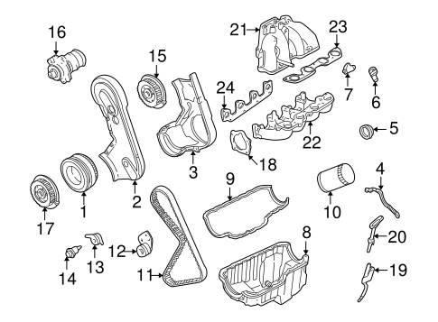 Engine/Engine Parts for 2000 Ford Ranger #1