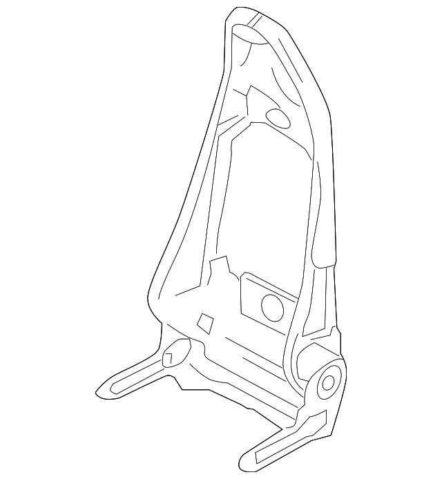 986-521-327-02 Деталь SEAT BACK FRAME, LEFT