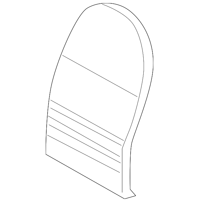 986-521-151-04-C55 Деталь SEAT BACK COVER, LEFT