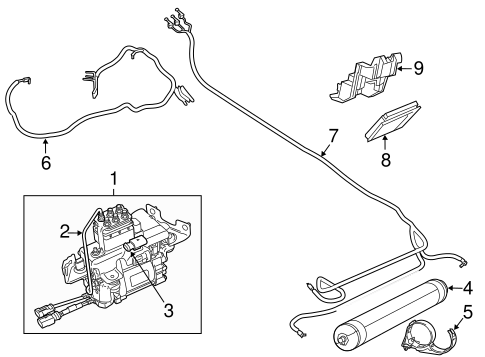 Grand Cherokee RIDE CONTROL COMPONENTS