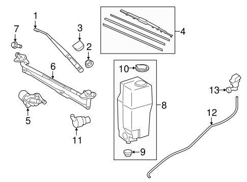 BODY/WIPER & WASHER COMPONENTS for 2016 Toyota Tacoma #1