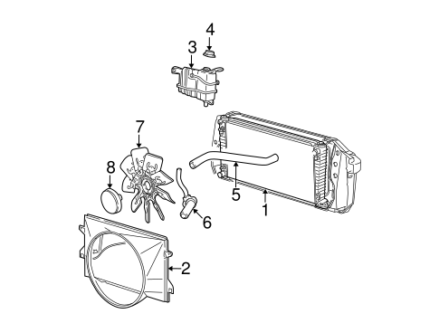 Cooling System/Cooling Fan for 2002 Ford F-150 #2