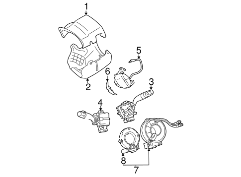 ELECTRICAL/SWITCHES for 2004 Toyota Camry #2
