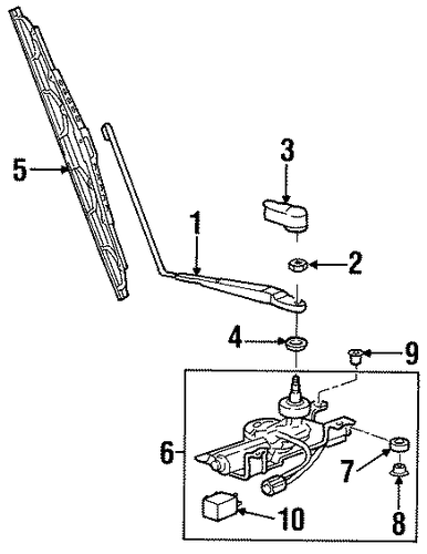 911 REAR WIPER COMPONENTS 2