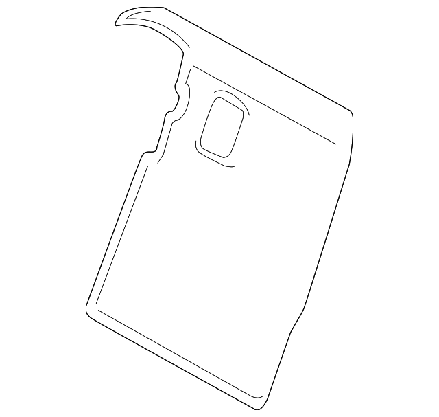 97052240101BW3 Деталь BACK PANEL COVER, LEFT
