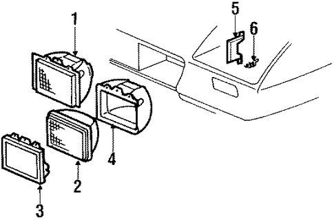 Camaro HEADLAMP COMPONENTS
