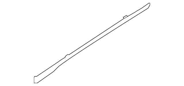 8A5Z-54275A37-AA Деталь CHROME STRIP, LEFT