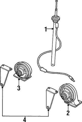 Defender 90 ANTENNA & RADIO