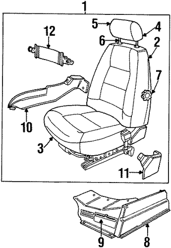 Discovery FRONT SEAT COMPONENTS 2