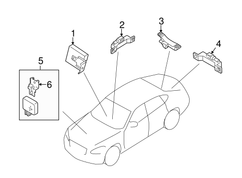 Keyless Entry Components for 2013 Infiniti M56 #0