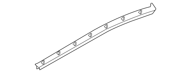 970-536-533-00 Деталь LOWER W'STRIP, LEFT