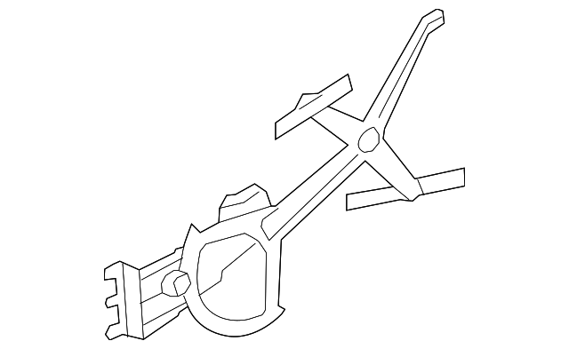 93178696 Деталь WINDOW REGULATOR, RIGHT