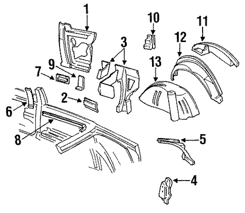 Cutlass Supreme INNER STRUCTURE 2